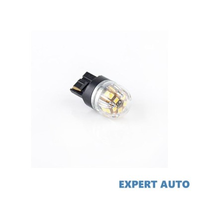 Bec o faza t20 7440 w21w 15smd 2835 12v canbus nonpolar 320 lumen lumina galbena cod:spt15-7440-y Alta marca Alt model #7 foto