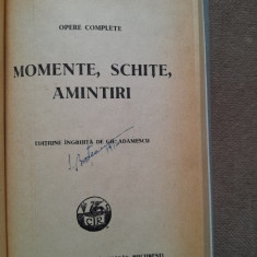 MOMENTE, SCHITE, AMINTIRI - I.L. CARAGIALE