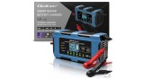 &Icirc;ncărcător inteligent de baterii Qoltec 12V 6A | Redresor cu funcție de reparare | MCU | Oprire automată | &Icirc;ncărcare &icirc;n 9 etape | AGM, GEL, LiFePO4