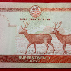 Nepal 20 Rupees 2020 UNC necirculata **