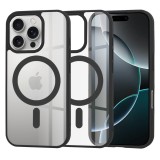 Husa pentru iphone 16 pro, atasare magnetica, magsafe, negru