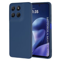 Husa silicon Motorola Moto G37 Asteroid GSM SoftFlex, bleumarin