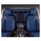 Set Huse Scaune Auto pentru Alfa Romeo 145 - Panda Paris, Albastru-Negru, 11 piese