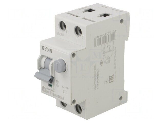 &Icirc;ntrerupător Diferențial RCBO 16A 30mA 1P+N 230V IP20