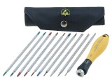 Kit Șurubelnițe Imbus, Phillips, Plată, Torx ESD, 11 Buc.