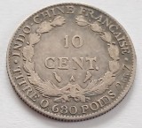 Indochina Franceza , 10 Centimes 1921