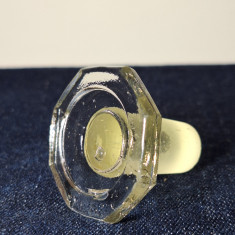 Dop din sticla pentru carafa, dop octogonal, inaltime 3.5 cm