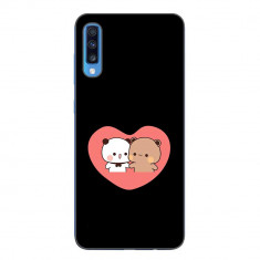 Husa compatibila cu Samsung Galaxy A70 Silicon Gel Tpu Model Bubu Dudu In Heart