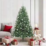 vidaXL Brad de Crăciun artificial cu ramuri articulare Verde 180 cm 3395490