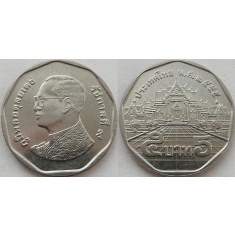 Thailanda 2012 - 5 baht, circulata