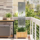 vidaXL Ecran de intimitate pentru grădină Argintiu 32 x 140 cm 876208