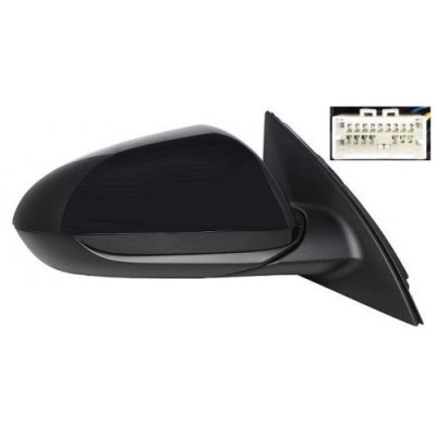 Oglinda usa exterioara Hyundai I30 (Pd), 12.2016-, partea Dreapta, reglare electrica; grunduit; incalzit; sticla convexa; geam cromat; 16 gauri / 5 p foto