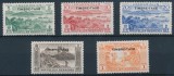 New Hebrides Br (1957) - Porto, supratipar pe uzuale, serie nestampilata cu sarniere