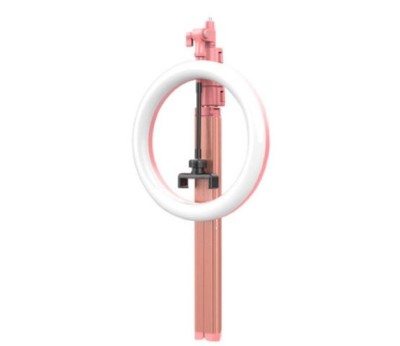 Selfie Ring Light LED roz Ulanzi cu stativ si telecomanda 2136 foto