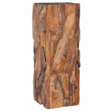 Masa laterala, 30 x 30 x 80 cm, lemn masiv de tec GartenMobel Dekor, vidaXL