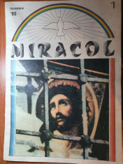 revista miracol decembrie 1990 - anul 1,nr. 1-prima aparitie-martirii revolutiei foto