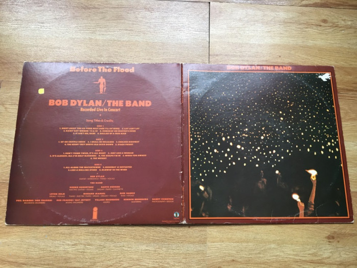 BOB DYLAN - BEFORE THE FLOOD (2LP,2 viniluri,1974,ISLAND,UK) vinil vinyl