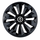 Set 4 capace roti Fox negru R16 Compatibil Cu Renault