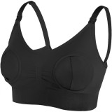 Cumpara ieftin TrueLife Nutrio Bra sutien pentru alăptare mărime S Black 1 buc