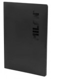 Caiet A4 48 file matematica cusut negru Shadow MILAN