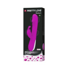 Vibrator rabbit elegant din silicon si cu 30 functii de vibratii si pulsatii