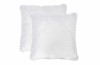 Set 2 Perne matlasate microfibra Striata 70x70 cm, Somnart