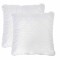 Set 2 Perne matlasate microfibra Striata 70x70 cm