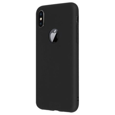 Husa pentru Apple iPhone X, GloMax Perfect Fit negru mat foto