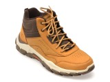 Ghete SKECHERS maro, SANTORO, din piele naturala