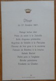 Meniu restaurant din Viena, 1907
