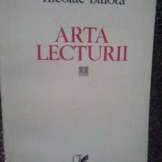 Nicolae Balota - Arta lecturii (1978)