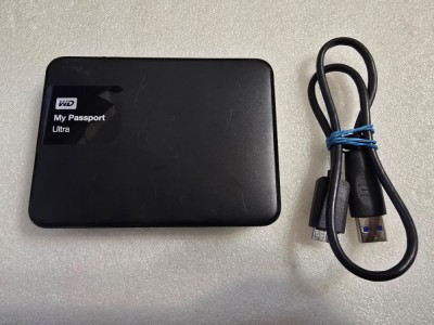 Hard disk extern Western Digital My Passport Ultra 2TB USB 3.0 - teste reale foto