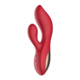 Vibrator Rabbit Deluxe Extra Powerful, 12 Moduri Vibratii, Silicon, USB, 20 cm, Passion Labs