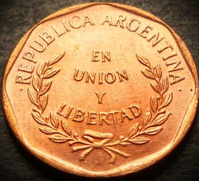 Moneda 1 CENTAVO - ARGENTINA, anul 1998 * cod 4813 = A.UNC - luciu de batere foto
