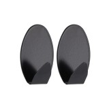 C&acirc;rlig X2 Inox Oval &ndash; Negru | Cuiere Baie