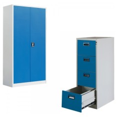 SET: FISET METALIC + CLASIFICATOR METALIC ASAMBLAT usi/sertare albastre, PLUS