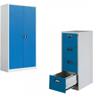 SET: FISET METALIC + CLASIFICATOR METALIC ASAMBLAT usi/sertare albastre, PLUS foto
