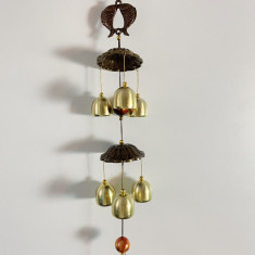 Clopotel de vant metal cu 6 clopotei - Armonie si echilibru