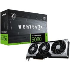 Placa video MSI GeForce RTX&trade; 5080 VENTUS 3X OC PLUS, 16GB GDDR7, 256-bit