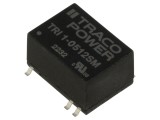 Convertor DC/DC 1W 5V-12V 84mA SMD14 TRI 1-0512SM