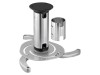 Goobay Suport de tavan argintiu ajustabil 10kg Hmin: 130mm Hmax: 200mm