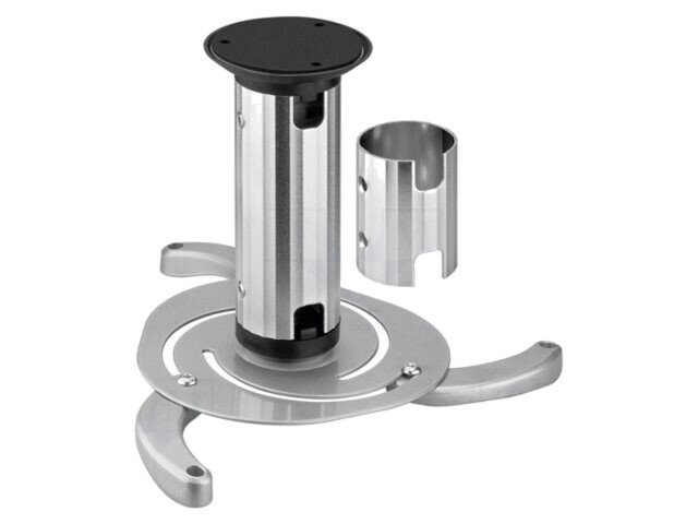 Goobay Suport de tavan argintiu ajustabil 10kg Hmin: 130mm Hmax: 200mm