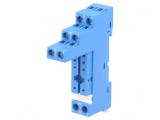 Stativ PIN pentru șină DIN 8 10A 250VAC cu șurub, Finder