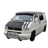 Parasolar Parbriz Volkswagen T4 1992-2000 Negru, Retractabil, Plastic ABS + Cadru Metalic