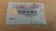 B11 39 - Carduri si cartele telefonice - card acces - piesa de colectie