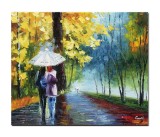 Cumpara ieftin Tablou stilizat pictat manual, Impreuna cu prietena mea, 60x50cm ulei pe panza, Superb