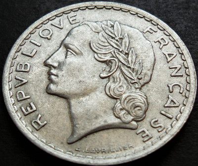 Moneda istorica 5 FRANCI - FRANTA, anul 1947 * cod 2743 A foto