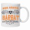 Cana alba personalizata &quot;asa arata un barbat extraordinar&quot;, INOVATIX&reg;️. 330ml