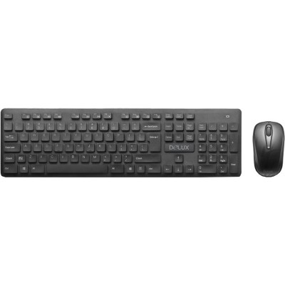 Kit TASTATURA si Mouse DELUX, &amp;quot;KA150+KA150G&amp;quot;, wireless, 104 taste format foto