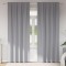 vidaXL Perdele cu perdele 2 pcs Gri deschis 260 x 140 cm Poliester